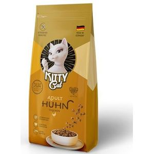 KITTY Cat Kip Adult 3 kg, droogvoer met hoog vleesgehalte voor volwassen katten, graanvrij kattenvoer met taurine en zalmolie, Made in Germany