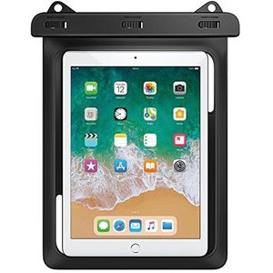 Universal Waterproof Case, MoKo Dry Bag Pouch for iPad 9 10.2 2021, iPad 8/7 10.2, iPad Air 5/4 10.9, Air 3 10.5, iPad Pro 11, Galaxy Tab A7 10.4, Tab S6 10.5, Tab E9.6, BLACK