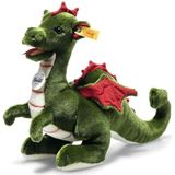 Steiff Rocky draak - 32 cm - knuffel - groen staand
