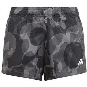 adidas Meisjes Essentials AEROREADY Seasonal Print Shorts Kids, Black/Carbon/Grey Six/Grey Five, 14-15 Years