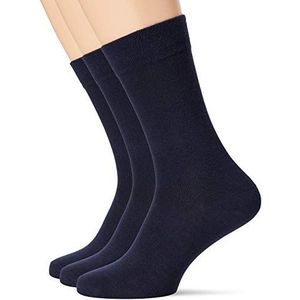 DIM - Set van 3 Paar Kousen - Marineblauw - Katoen
