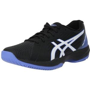 ASICS Heren Solution Swift FF Sneaker, 10.5 UK Zwart/Saffier, Zwarte saffier, 46 EU