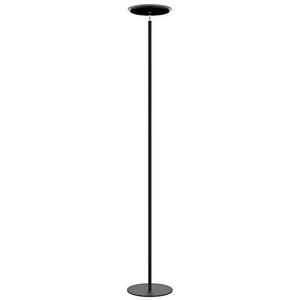 UNILUX Leddy Led-vloerlamp, dimbaar, glazen wastafel, 180 x 31 cm, zwart