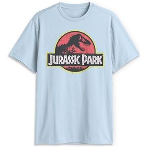 Fifth Sun Jurassic Park T-shirt voor heren, Lichtblauw, S