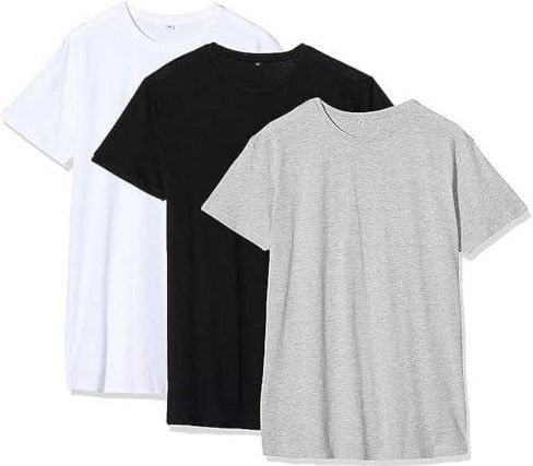 Build Your Brand - Shaped Long Tee - T-shirt - Meerkleurig - 3-pack