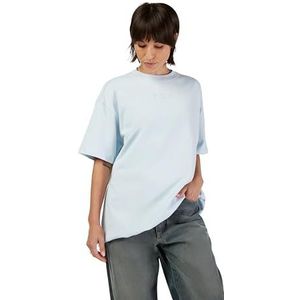 Fox Racing W Wordmark OS SS T-shirt voor dames, Lichtblauw, S