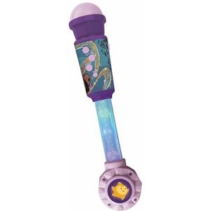 Lexibook, Disney Wish Lichtgevende Microfoon voor kinderen, muzikaal speelgoed, ingebouwde luidspreker, lichtgevende effecten, Aux-in aansluiting, Paars, MIC90WI