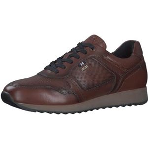 s.Oliver Low 5-13636-43 Sneakers voor heren, Dark Cognac, 41 EU