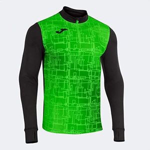 Joma Jongens 101930.117.XS sweatshirt, zwart/groen/fluor, standaard, zwart/groen/fluor, Eén maat