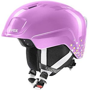 uvex heyya - skihelm voor kinderen - individueel passysteem - geoptimaliseerde ventilatie - pink confetti - 51-55 cm