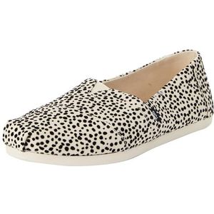 TOMS Alpargata Loafer Flat voor dames, Mist Gevlokt Mini Cheetah, 36 EU