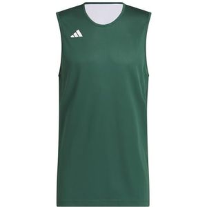 adidas Hombre M EVERYDAY PRO BBALL JERSEY, team dark green/white, L