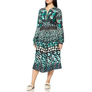 Mode Jurken Chiffon jurken YAS Chiffon jurk veelkleurig zakelijke stijl 