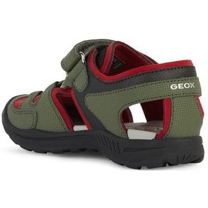 Geox J Vaniett Boy A Sandalen voor jongens, Legerrood, 39 EU