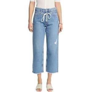 ESPRIT Jeans met trekkoord, Blue Medium Washed., 30W
