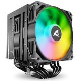 Sharkoon - A60 - CPU-koeler - Zwart - RGB - Twee Ventilatoren