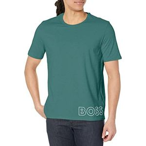 BOSS Mannen Identity Crewneck Lounge T-shirt Onderhemd, Open Groen, S