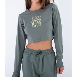 Explore Canyons shirt met lange mouwen voor dames, agave groen, M