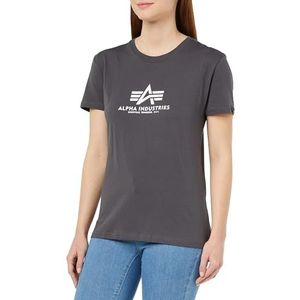 Alpha Industries New Basic T T-shirt voor dames Vintage Grey