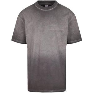 Urban Classics Heren T-Shirt Oversized Sun Bleached Tee Black M, zwart, M