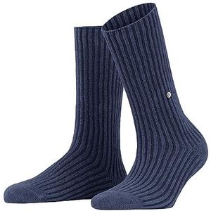 Burlington Dames Sokken Cosy Cord W SO Katoen Dun eenkleurig 1 Paar, Blauw (Night Blue 6578), 36-41