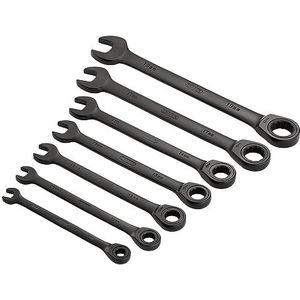 Draper 51178 Ratcheting Spanner Set, Zwart, 7 stuks, pakket kan variëren