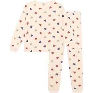 Petit Bateau Pyjama met lange mouwen voor dames, Avalanche/Multico, XXS, Lawine/Multico, XXS