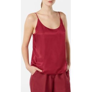 Scotch & Soda - Jersey Woven Tank - Roadside Red - Dames
