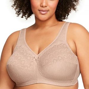 Glamorise Beha met volledige cups, Beige (huid gemêleerd 211), 90C