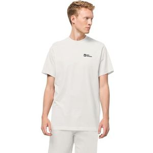 Jack Wolfskin Essential T-shirt, wit, S voor heren