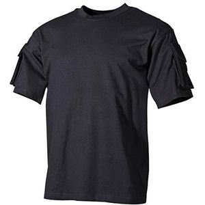 MFH US Met mouwzakken Overhemd met korte mouwen - Zwart maat S