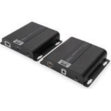 Digitus DS-55124 1 Poort HDMI Extender set 3840 X 2160 Pixel Zwart