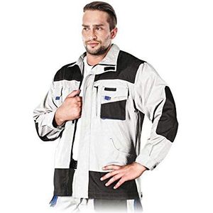 Leber&Hollman LH-FMN-J_WSNXL vormen beschermbloes, wit-grijs-blauw, XL maat