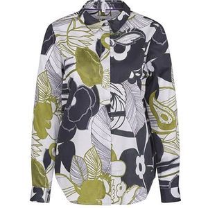 bugatti Vrijetijdsblouse voor dames, 1:1 mouw, Olijf-160, 34