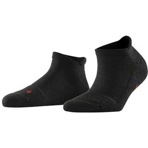 FALKE Dames sneakersokken Keep Warm W SN wol kort effen 1 paar, grijs (antraciet melange 3080), 39-41, grijs (antraciet melange 3080), 39-41 EU