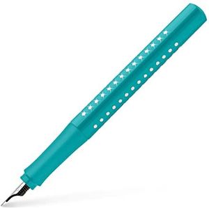 Faber-Castell 140879 - Vulpen Sparkle, puntdikte F, Oceaan, 1 stuk