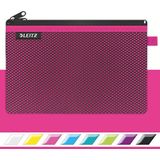 Leitz WOW Reisetui Met 2 Vakken, Nylon Rits, Wasbaar, Groot (23x15 centimeter) - Roze