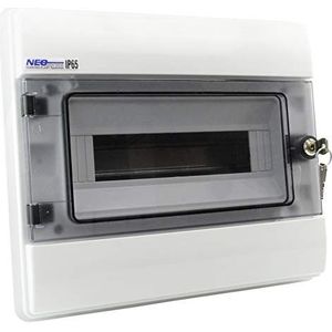 verdeler voor vochtige ruimtes verdeelkast onderverdeling met slot RHp12/Z IP65 inbouw 12 modules 6020