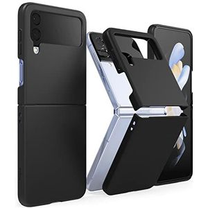 Ringke Slim Hoes Compatibel met Samsung Galaxy Z Flip 4 5G (2022) Case, Ultra Dunne PC-Beschermende Harde Hoesje - Black Zwart