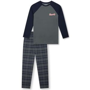 Schiesser jongens pyjama set, Donkergroen_183154, 140