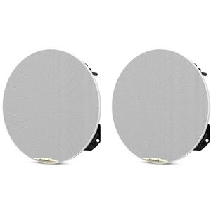 Audibax CM508-BT - plafondluidspreker met Bluetooth - 2 x 30 W ingebouwde luidsprekers - 5,25 inch plafondluidspreker - rooster met magnetische instelling - actieve en passieve luidspreker