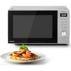 Panasonic NN-SD36QSEPG Solo-magnetron, 29 l, 1000 W, automatisch ontdooien, 11 automatische programma's, timer, zilver