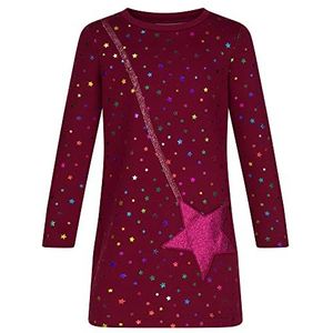 Happy Girls Meisjesjurk kinderjurk, Berry, Regular, berry, 86 cm
