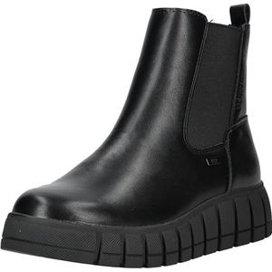 Tom Tailor - Chelsea-boots - Zwart - Wig Enkellaarsjes met Ritssluiting