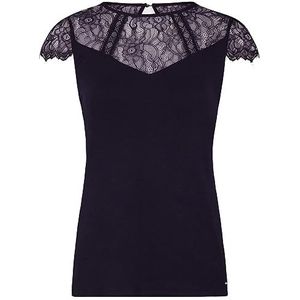 Morgan T-shirt voor dames, Marineblauw, XL
