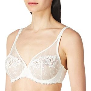 Simone Perele Dames Wish Sheer Plunge Bra, Ivoor, 75D