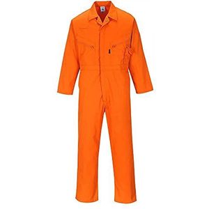 Portwest C813 Liverpool-Rits Overall, Normaal, Grootte M, Oranje