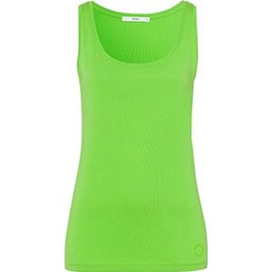 BRAX Dames Style Sylvie Single Jersey SOLID Top, Leaf Green, 44, leaf green, 44