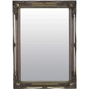 Grote Zilveren Spiegel Antieke Sierlijke Ontworpen 3FT X 2FT2