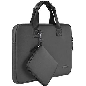 Laptop Hoes 13 Inch Compatibel met 13"" MacBook Pro/Air M1, XPS 13 en de meest populaire 13-inch Notebook Computer, Waterdichte Neopreen Aktetas met Kleine Tas en Handvat,D02G01